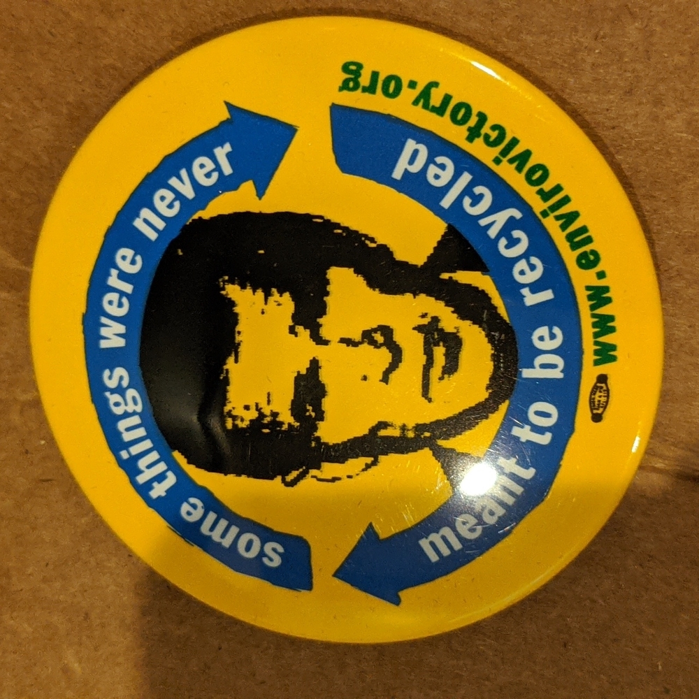 Vintage Y2K anti-Bush pin